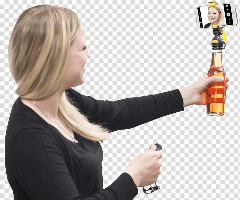 Smartphone Selfie stick GoPro Bottle, selfie friends transparent background PNG clipart