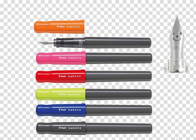 Paper Fountain pen Pilot Nib, Multivessel pen color change transparent background PNG clipart