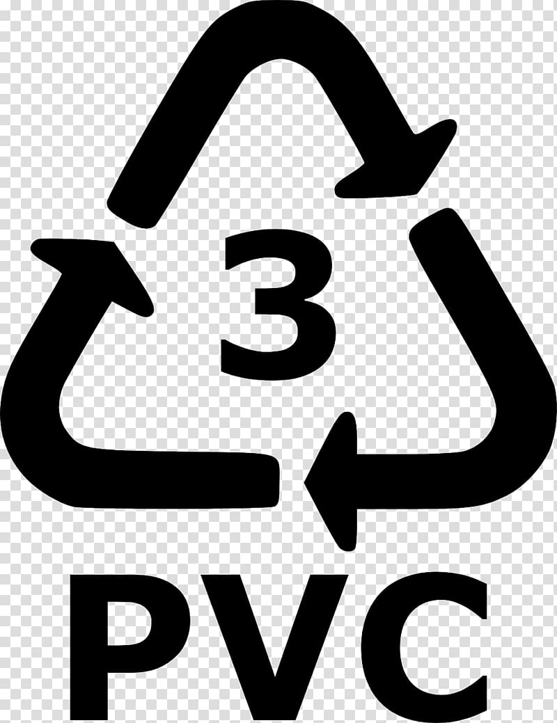 Polyvinyl chloride Recycling symbol Thermoplastic, bottle transparent background PNG clipart