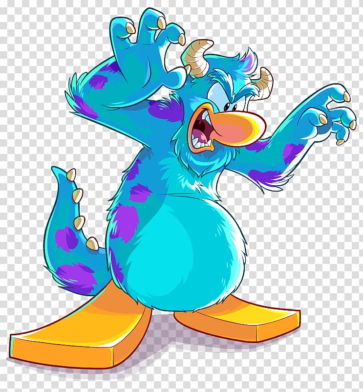 James P. Sullivan Club Penguin The scare games , Penguin transparent background PNG clipart