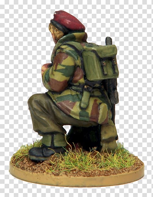 Infantry Soldier Fusilier Mercenary Figurine, Second World War transparent background PNG clipart