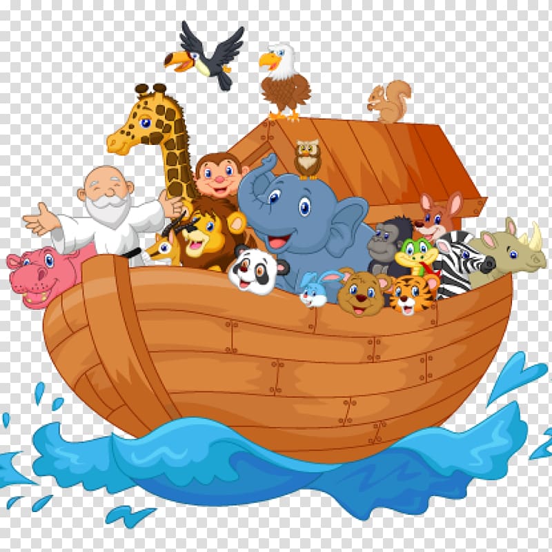 animals illustation, Bible Noah\'s Ark , others transparent background PNG clipart
