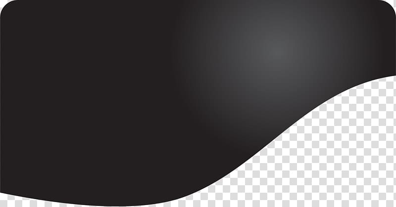 black contracted curve transparent background PNG clipart