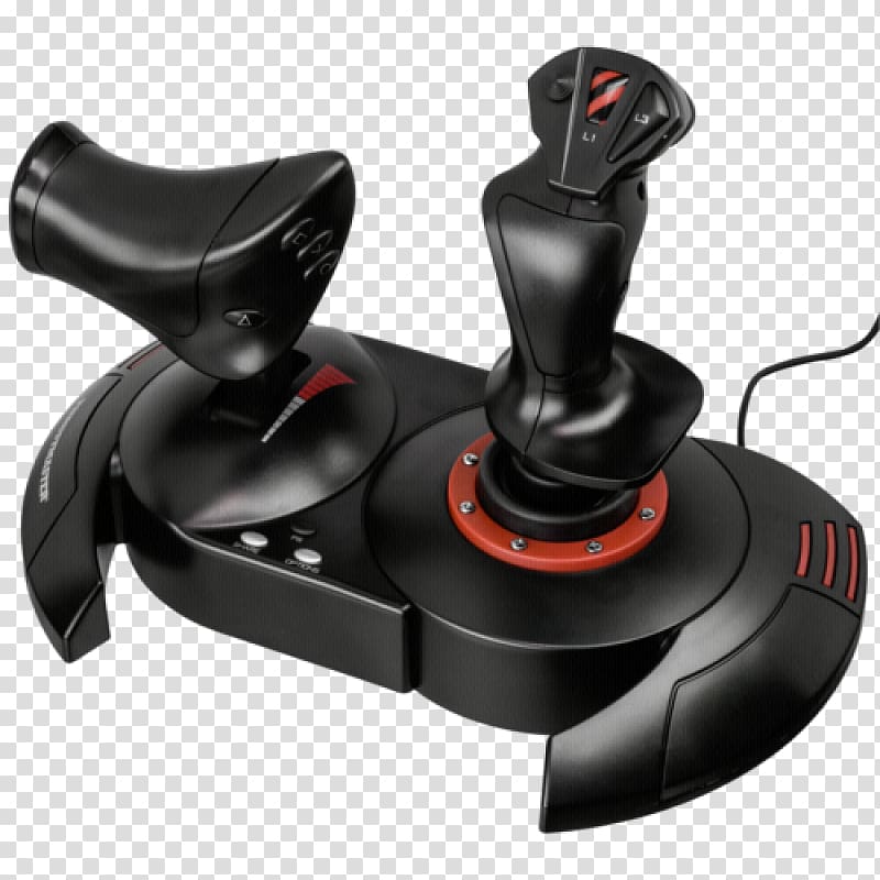 Joystick Game Controllers Thrustmaster T.Flight Hotas X Thrustmaster T.Flight Stick X, joystick transparent background PNG clipart