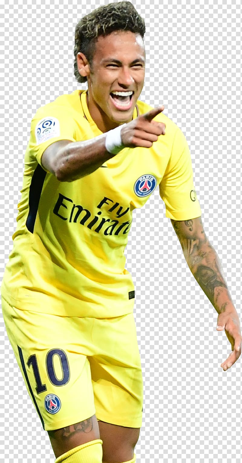 Neymar da Silva Santos Jr., Neymar Paris Saint-Germain F.C. Pro Evolution Soccer 2017 Brazil national football team FC Barcelona, neymar transparent background PNG clipart