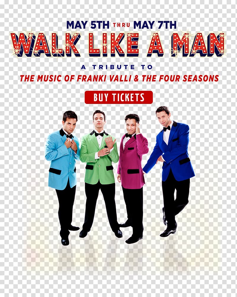 Walk Like a Man Musical ensemble Concert Can\'t Take My Eyes Off Of You, others transparent background PNG clipart