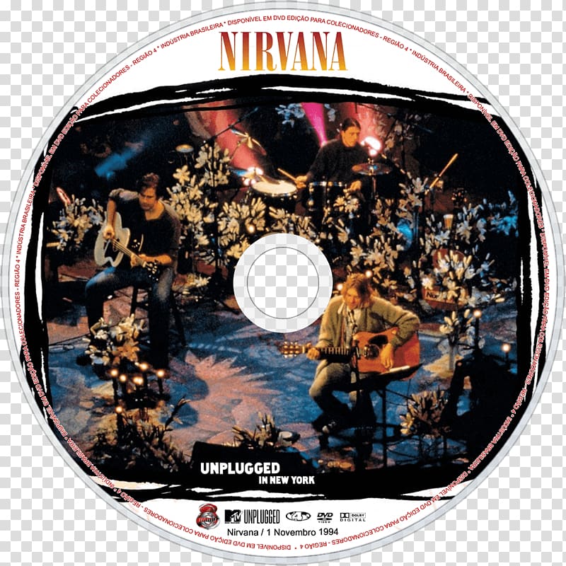 MTV Unplugged in New York Nirvana Music Live at Reading, dvd transparent background PNG clipart