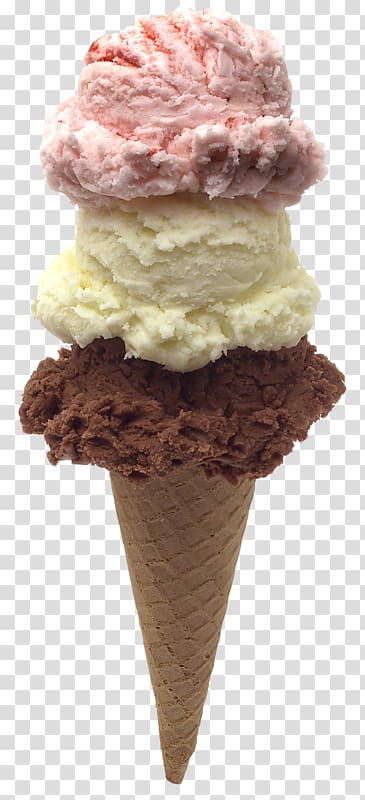Ice Cream Cones Chocolate ice cream Waffle, ice cream transparent background PNG clipart