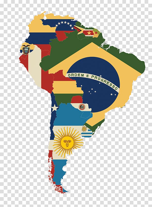 South America Flag Mapa polityczna, Flag transparent background PNG clipart