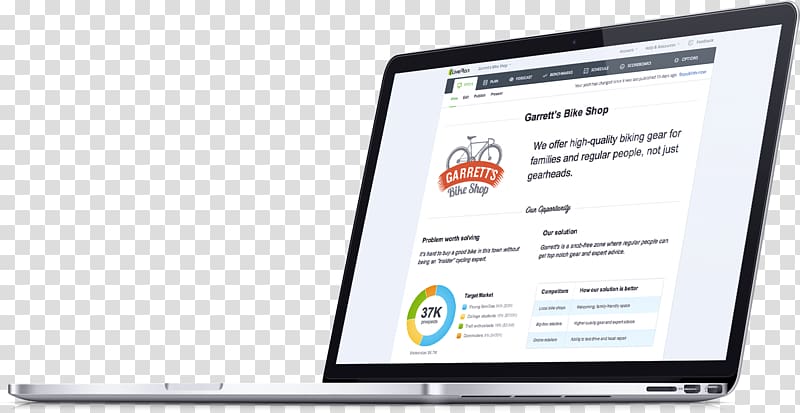 Laptop Template Business plan, presentation transparent background PNG clipart