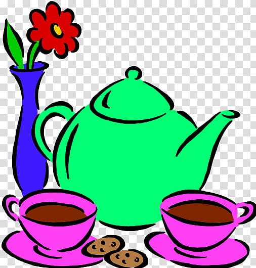 Tea party Teapot , tea time transparent background PNG clipart