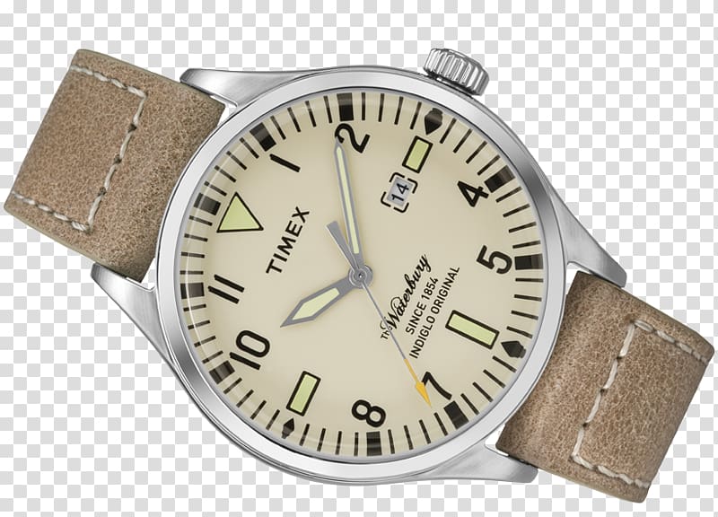 Watch Timex Group USA, Inc. Waterbury Strap Indiglo, watch transparent background PNG clipart