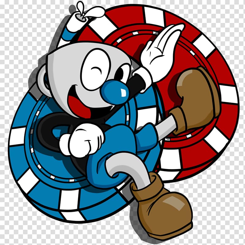 Cuphead Synthesia You Laugh You Lose Murine Corps , cuphead and mugman fanart transparent background PNG clipart