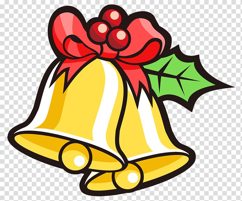 Jingle bell Christmas , Cartoon Bell transparent background PNG clipart