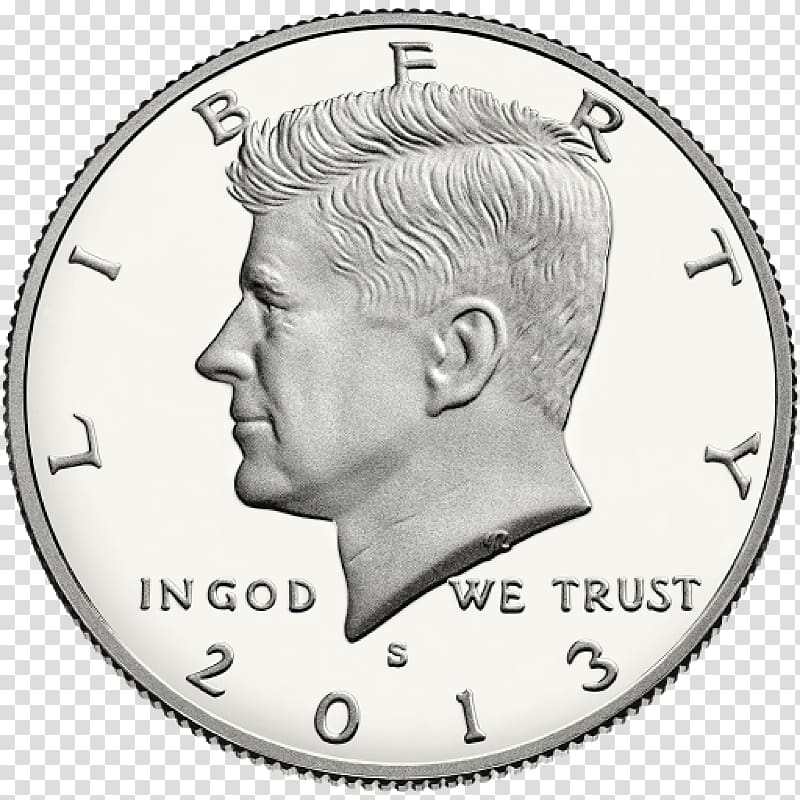 Kennedy half dollar Proof coinage Gift, Coin transparent background PNG clipart