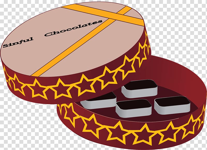 Hat Font, chocolate box transparent background PNG clipart