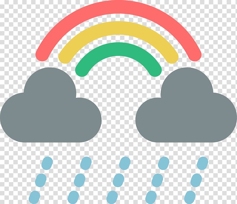 Rainbow after rain transparent background PNG clipart