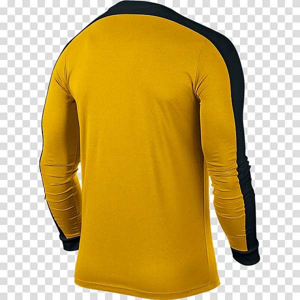 T-shirt Cycling jersey Sleeve Nike Yellow, Tshirt football transparent background PNG clipart