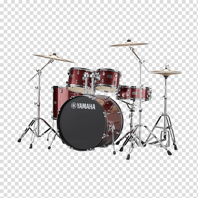 Yamaha Rydeen Drum Kits Cymbal Bass Drums, drum transparent background PNG clipart