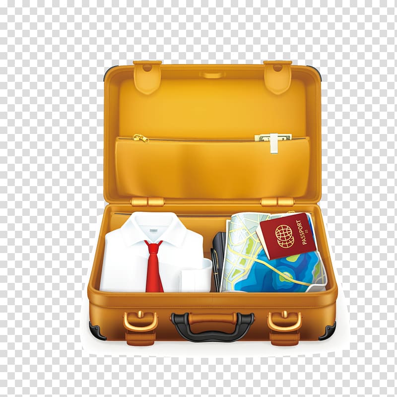 Suitcase Baggage Travel , material pattern outbound travel transparent background PNG clipart