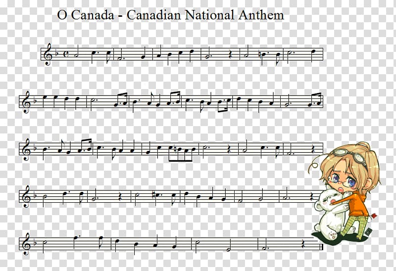 Sheet Music O Canada National anthem Violin, sheet music transparent background PNG clipart