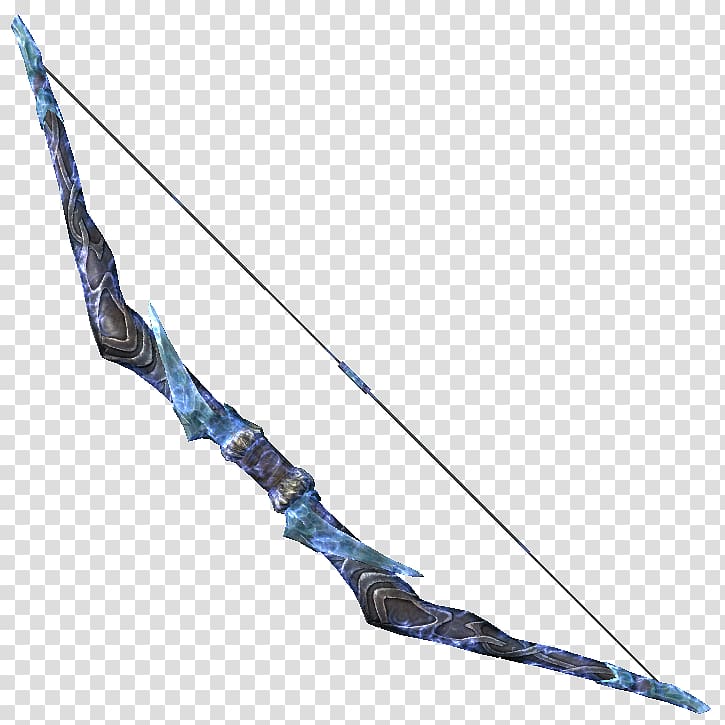 The Elder Scrolls V: Skyrim – Dragonborn Ranged weapon Bow and arrow, bow transparent background PNG clipart