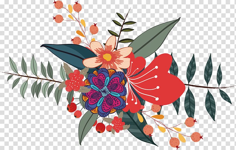 Floral design Flower Illustration, Red Chrysanthemum modified transparent background PNG clipart