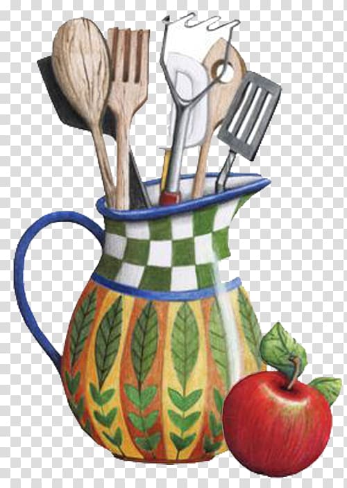 Kitchen Chef Bokmxe4rke Food Cuisine, Shovel with Apple transparent background PNG clipart