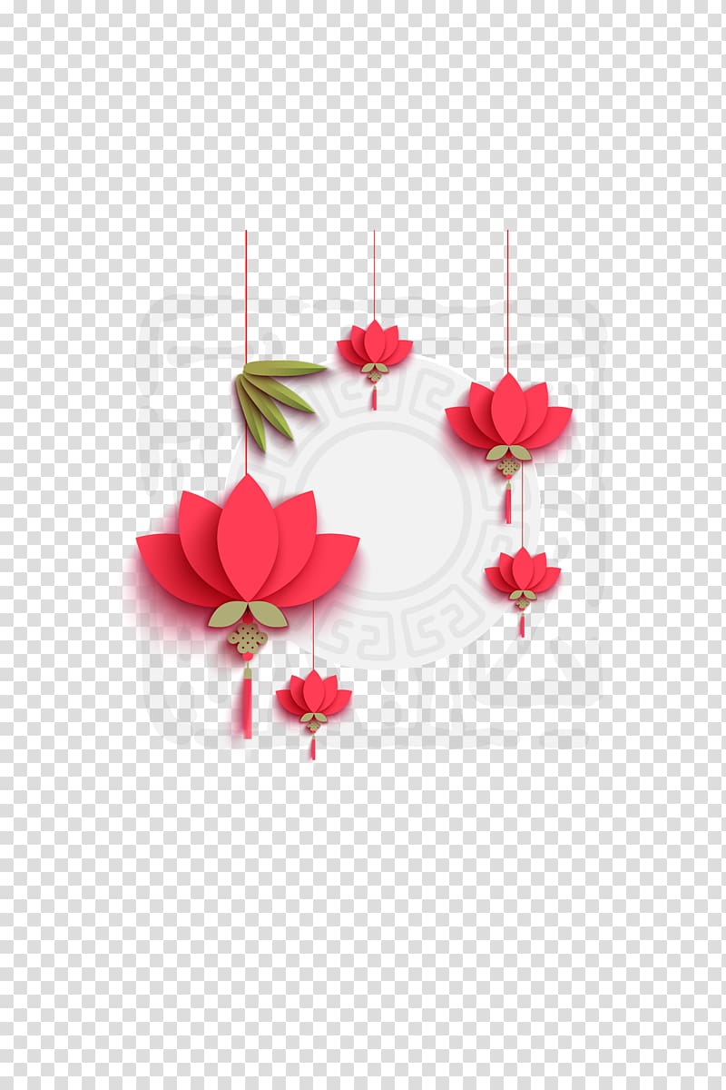 round white ceramic plate, China Mid-Autumn Festival Banner Poster, Lotus Lantern transparent background PNG clipart