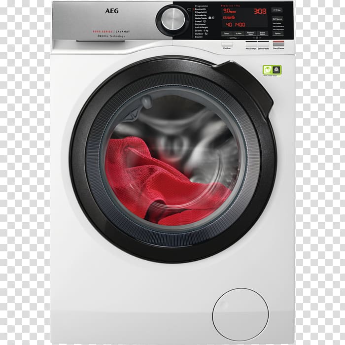 AEG L9FEC966R Washing Machine Washing Machines Clothes dryer Electrolux, Waschwirkungsklasse transparent background PNG clipart