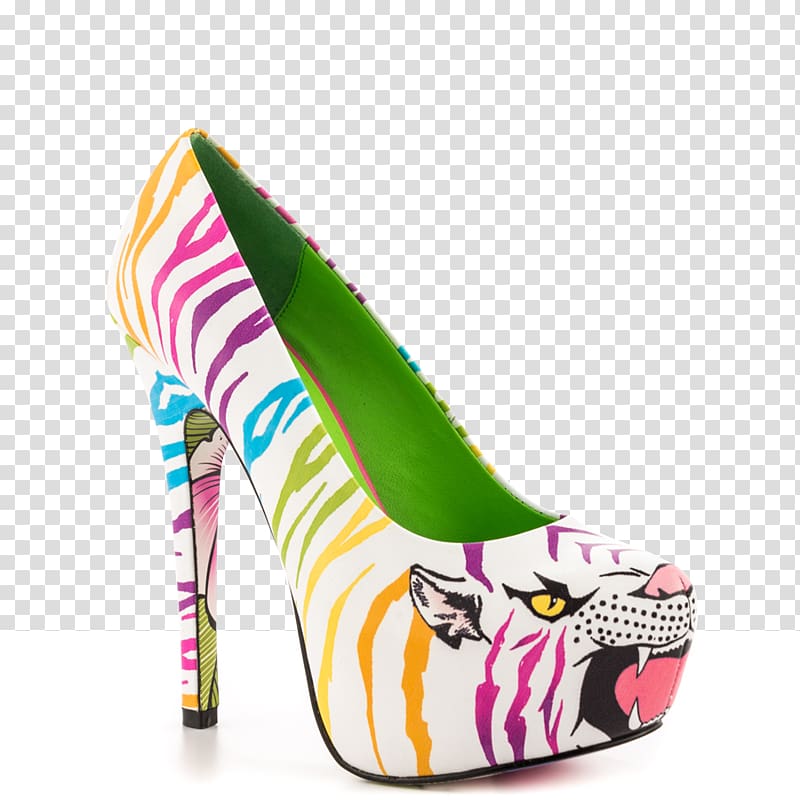 Court shoe High-heeled shoe Wedge Sandal, Rainbow Sandals transparent background PNG clipart