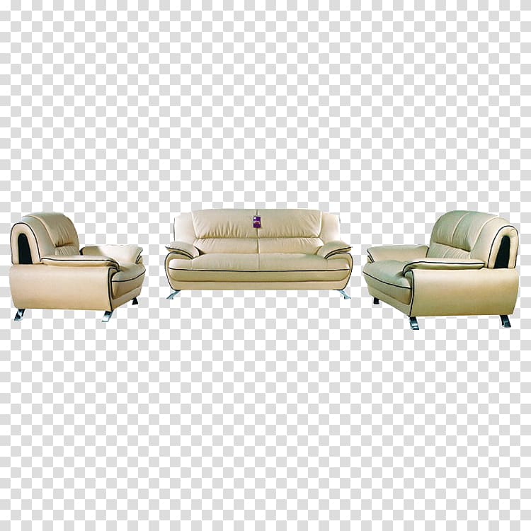 Sofa bed Table Couch Living room, Silver sofa transparent background PNG clipart