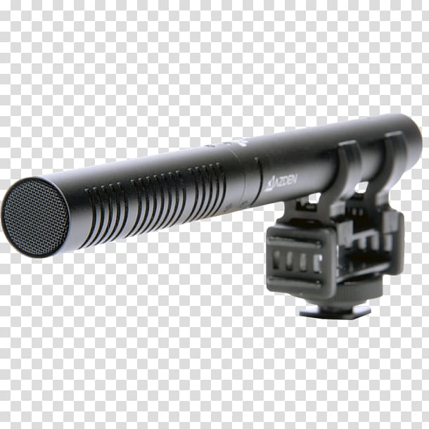 Azden SGM-250 Shotgun Microphone XLR connector Personally identifiable information Camera, shotgun mic transparent background PNG clipart