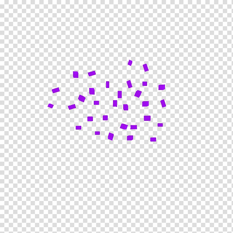 Paper shredder, Hand drawn purple confetti transparent background PNG clipart