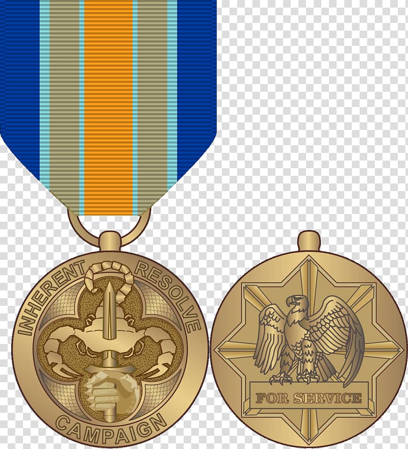 United States Department of Defense Operation Inherent Resolve Inherent Resolve Campaign Medal, medal transparent background PNG clipart