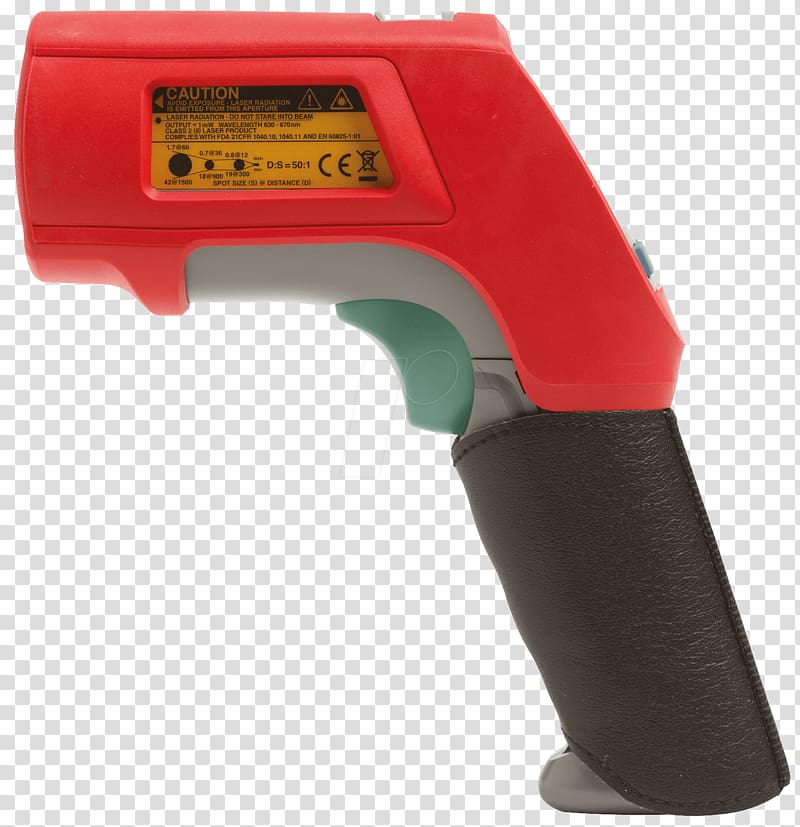 Measuring instrument Infrared Thermometers Intrinsic safety Fluke Corporation, red thermometer transparent background PNG clipart