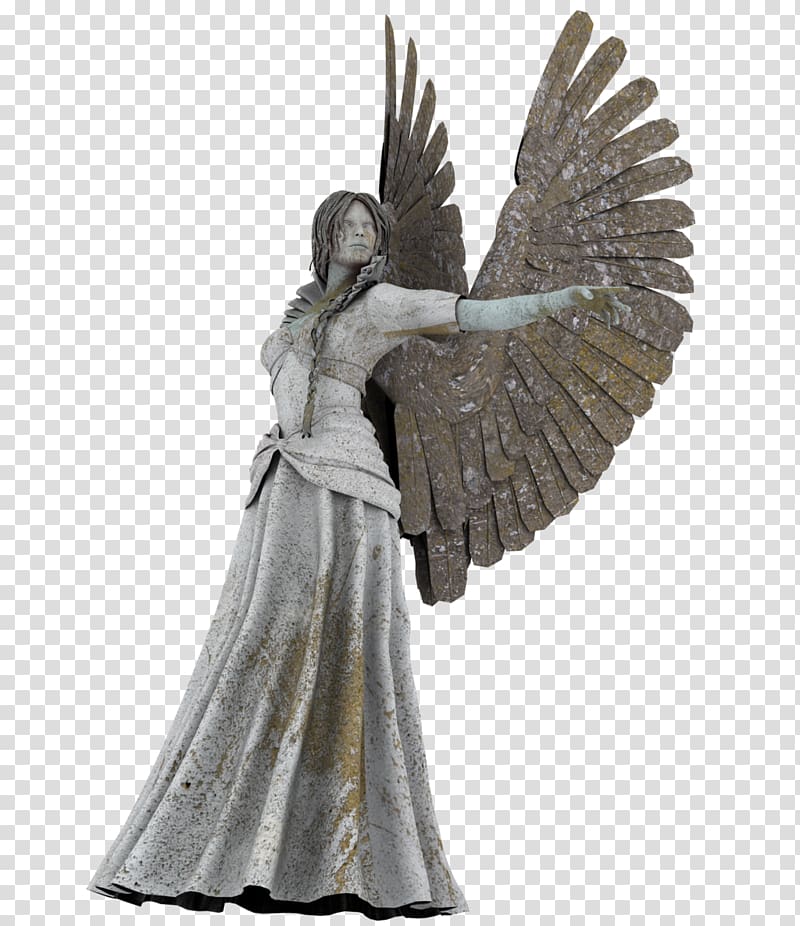 Cherub Statue Angel , angel transparent background PNG clipart