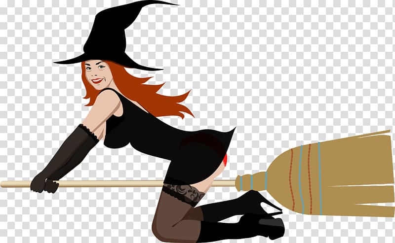 Witch\'s broom Witchcraft , witch transparent background PNG clipart