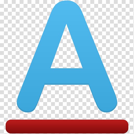 blue triangle symbol, Font color transparent background PNG clipart