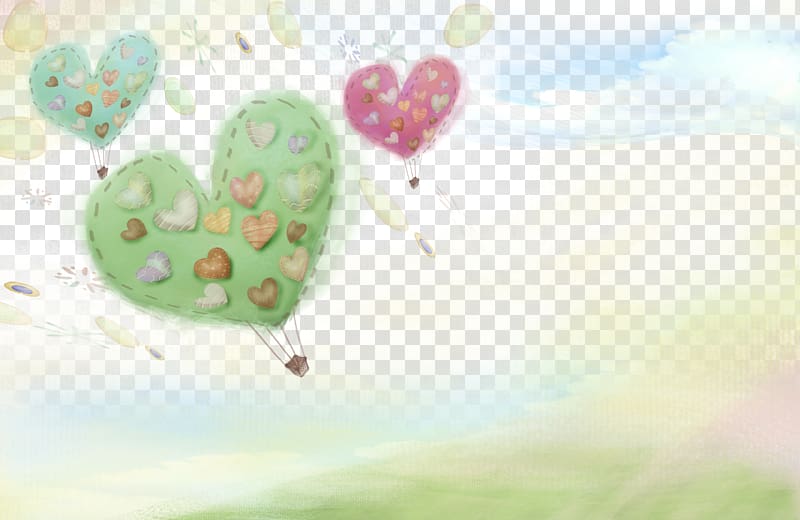 Heart Cartoon Fundal, Heart balloon transparent background PNG clipart