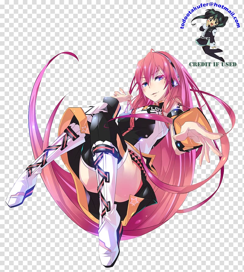 Megurine Luka brave heart Vocaloid Kaito Meiko, urinating transparent background PNG clipart