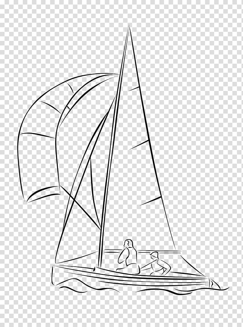Dinghy sailing Sailboat Sailing ship, yacht transparent background PNG clipart