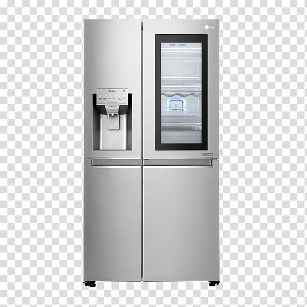Refrigerator LG Electronics Door LG GSB760PZXV American Fridge Freezer Freezers, refrigerator transparent background PNG clipart
