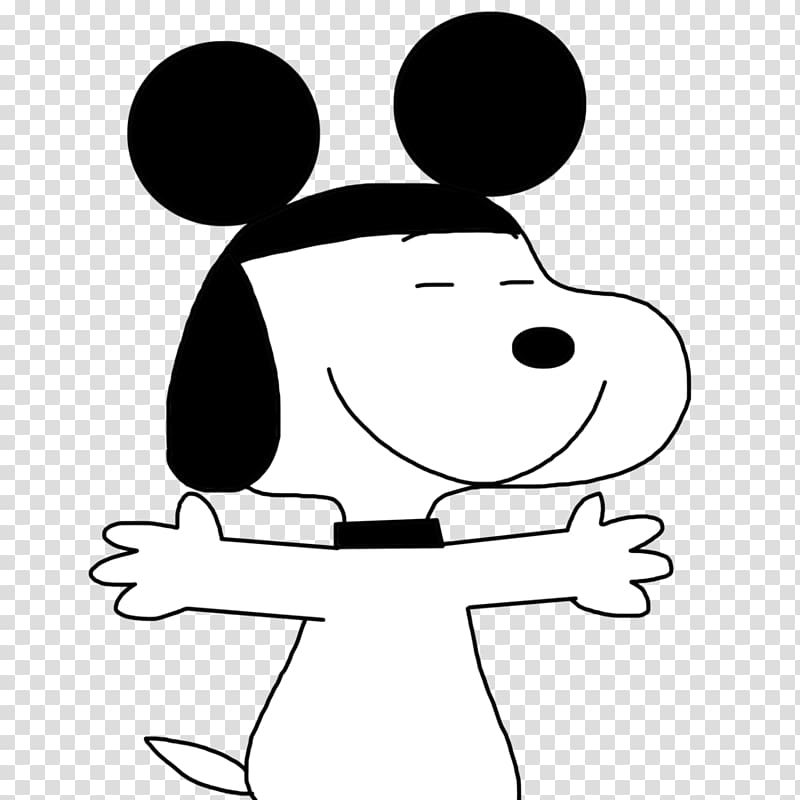 Snoopy Mickey Mouse Minnie Mouse Oswald the Lucky Rabbit, ears transparent background PNG clipart