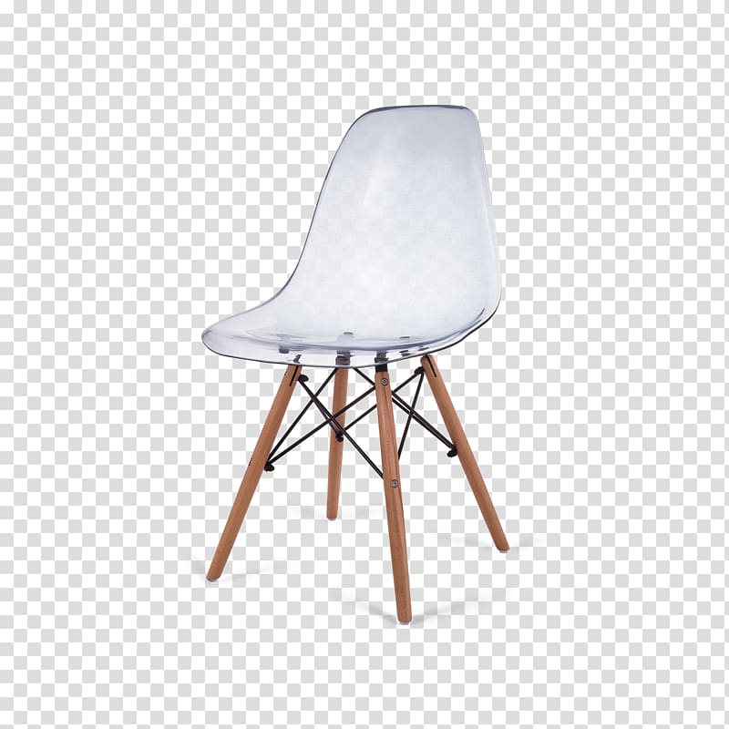 Eames Lounge Chair Charles and Ray Eames Plastic Side Chair, chair transparent background PNG clipart
