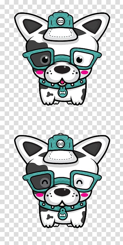 Dog Puppy Cartoon Creativity , Creative cute cartoon puppy transparent background PNG clipart