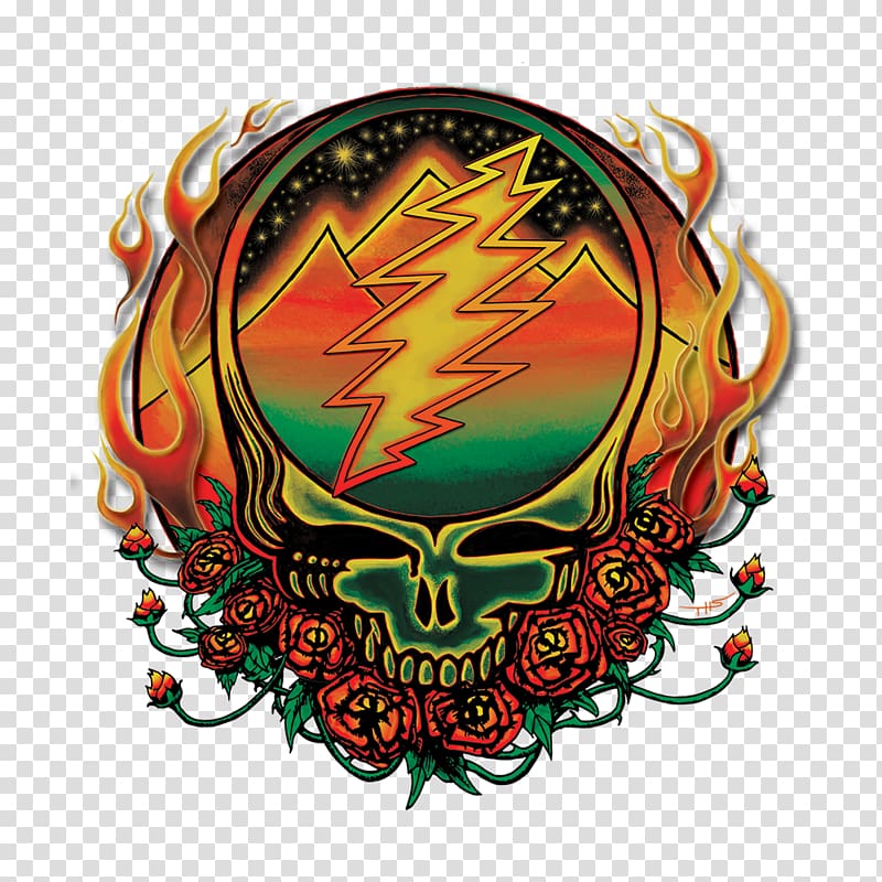 Winterland Ballroom Grateful Dead Steal Your Face Deadhead Decal, Steal Your Face transparent background PNG clipart