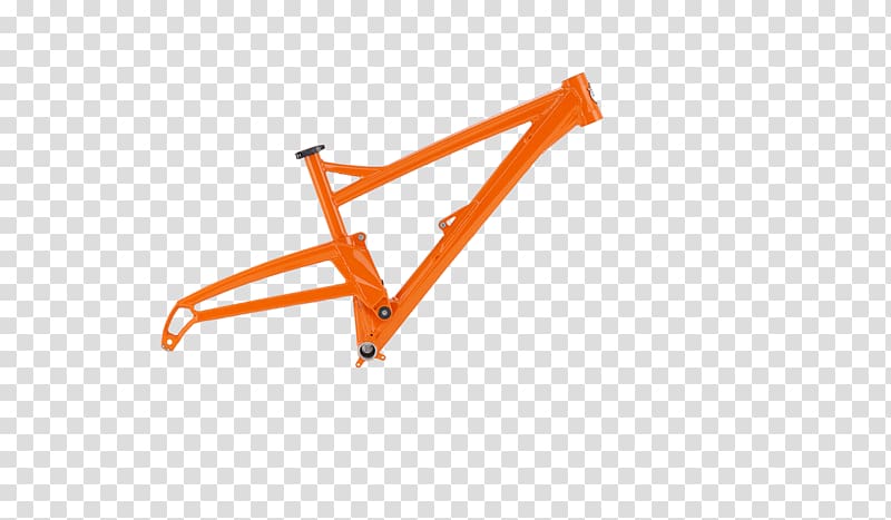 Orange Mountain Bikes Bicycle Frames, orange frame transparent background PNG clipart