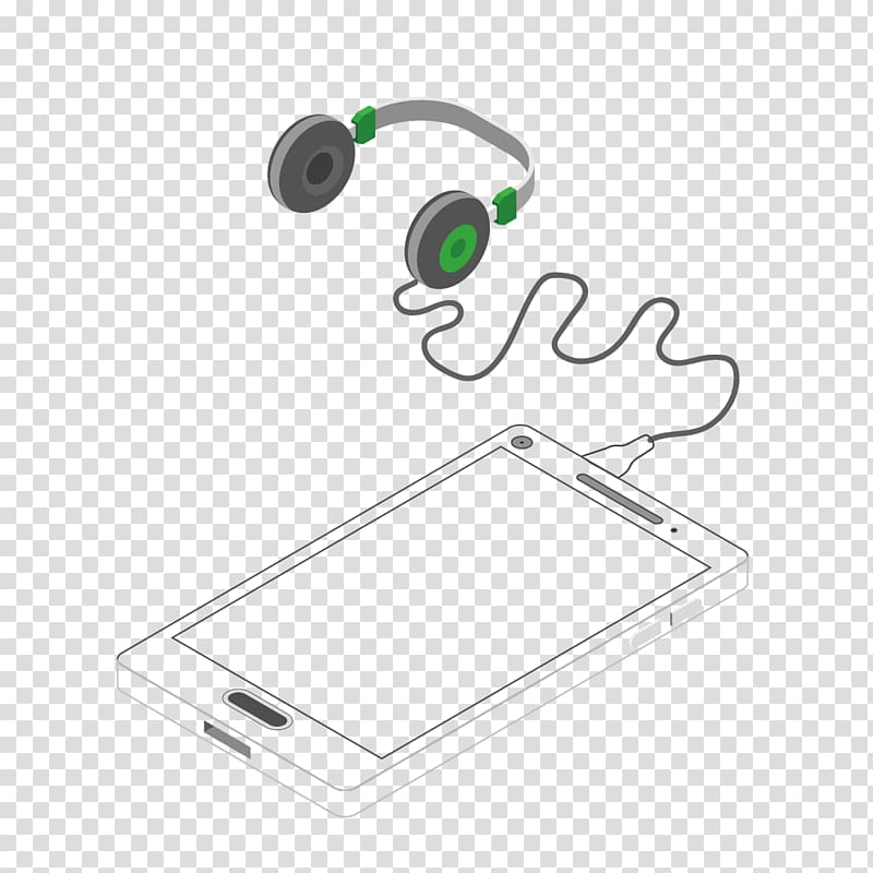 Audio equipment Headphones Headset, Linear phone with headset transparent background PNG clipart