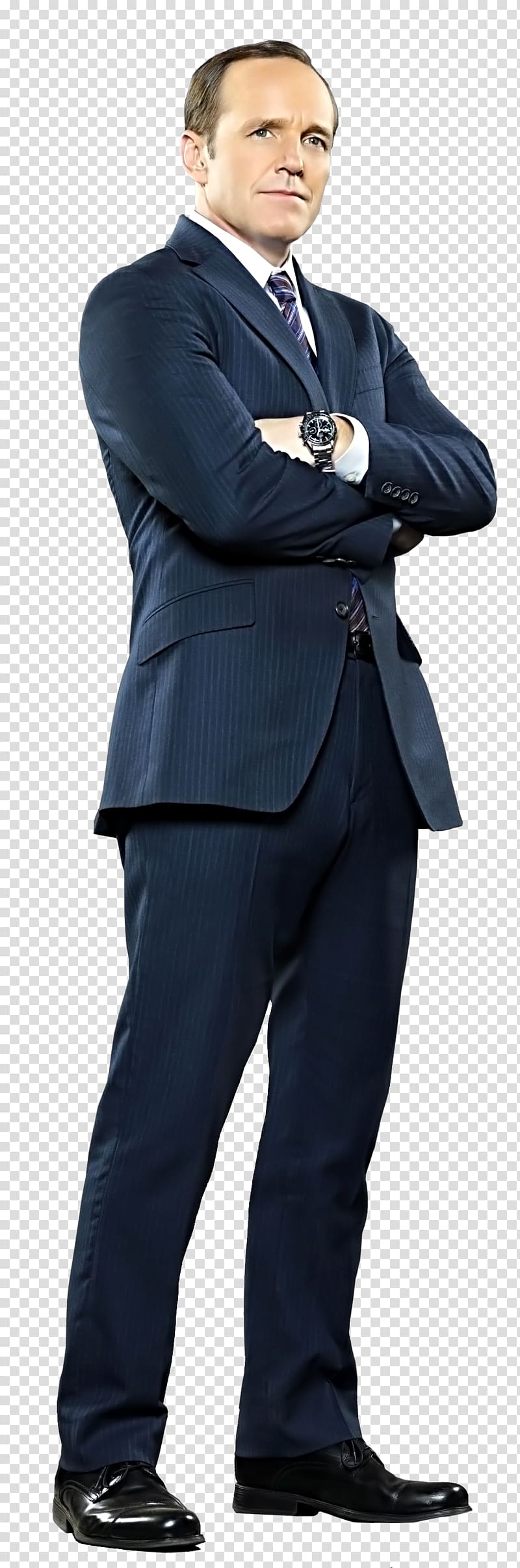 men's blue suit jacket, Phil Coulson Agents of S.H.I.E.L.D. Daisy Johnson Melinda May Yo-Yo Rodriguez, agent transparent background PNG clipart